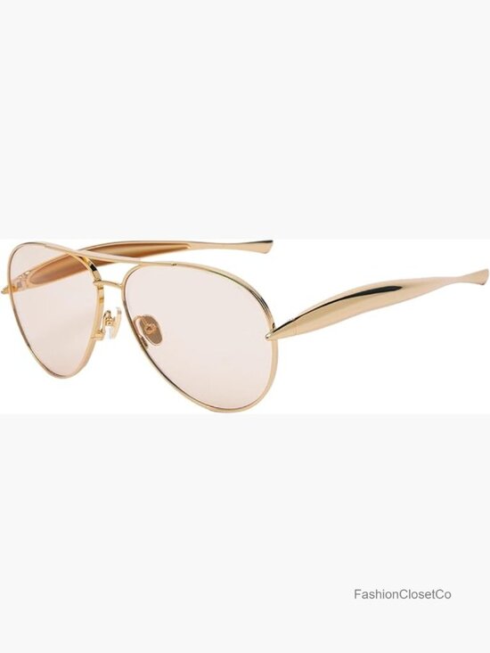 Oversized Aviator Sunglasses Retro 70s Metal Frame UV400 Polarized Shield main image 6